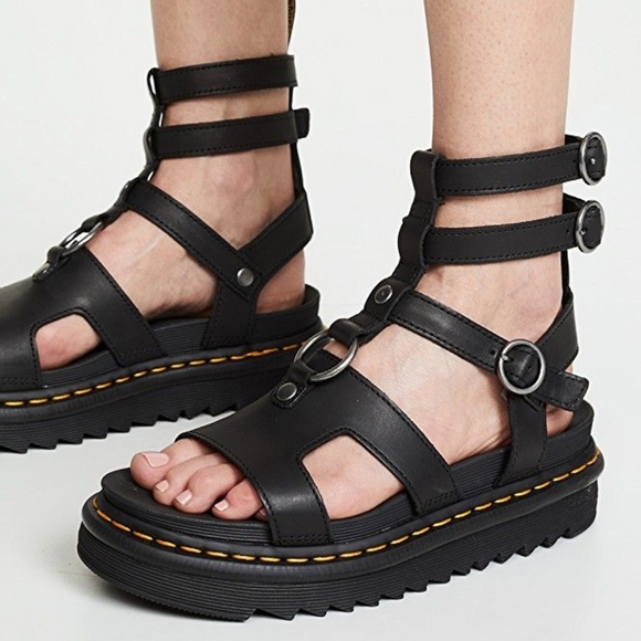 Dr. Martens | Shoes | Rare Dr Martens Adaira Gladiator Platform Sandals |  Poshmark